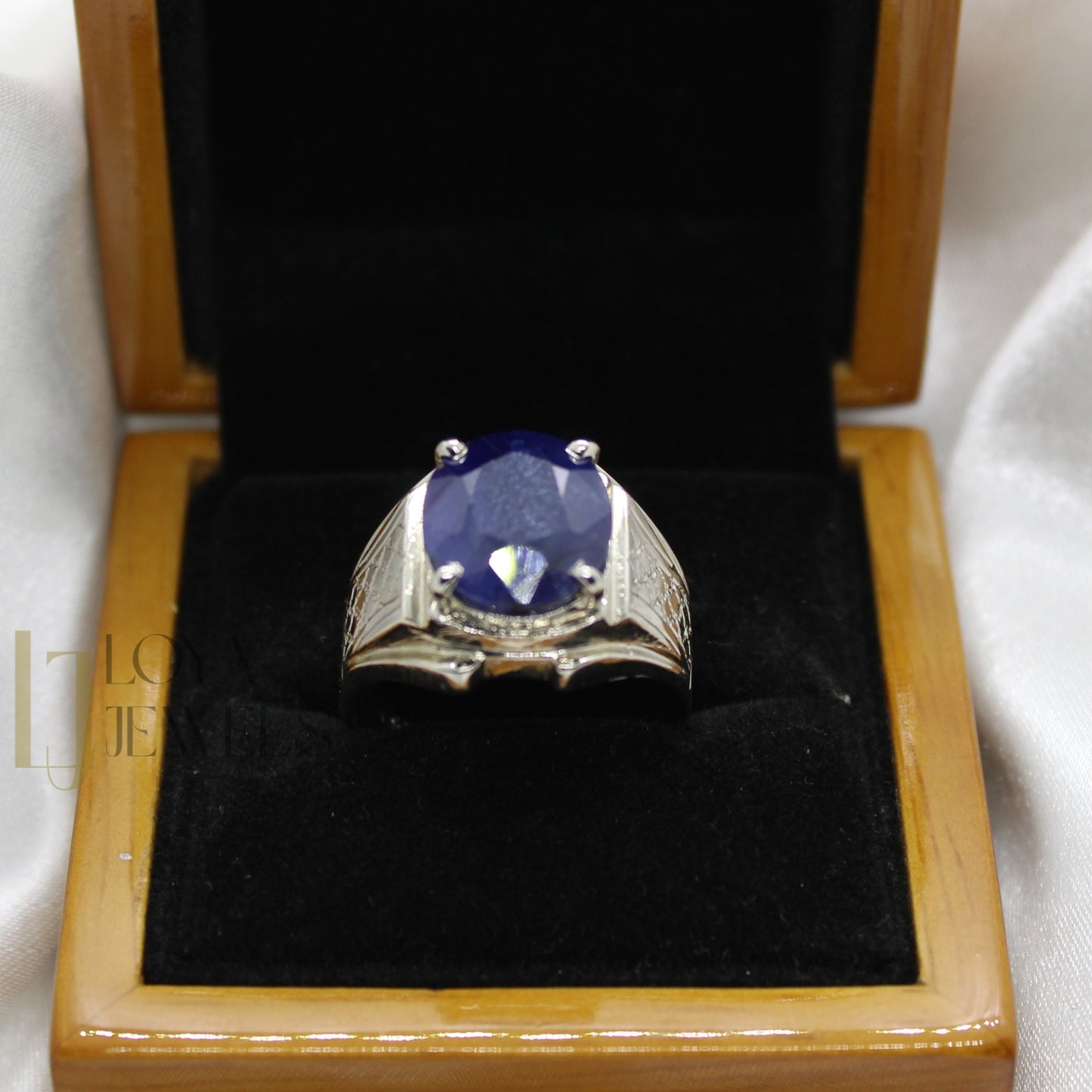 Natural Blue Sapphire Ring