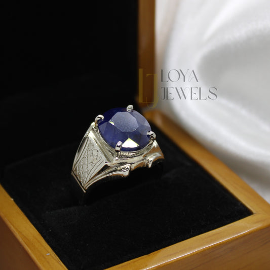 Natural Blue Sapphire Ring