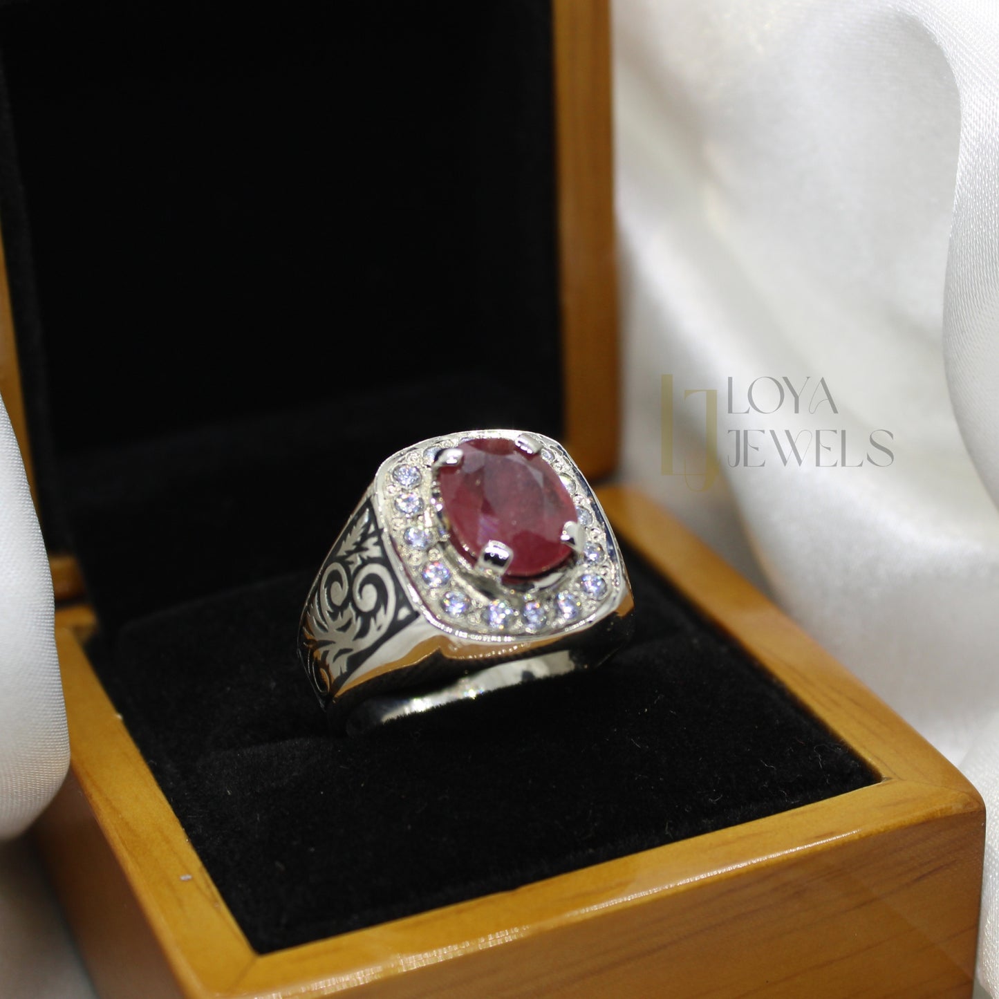 Natural Handmade Ruby Ring