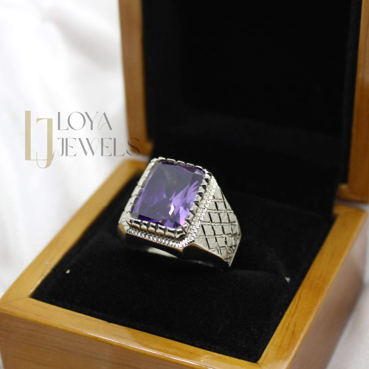 Natural Handmade Amethyst Ring