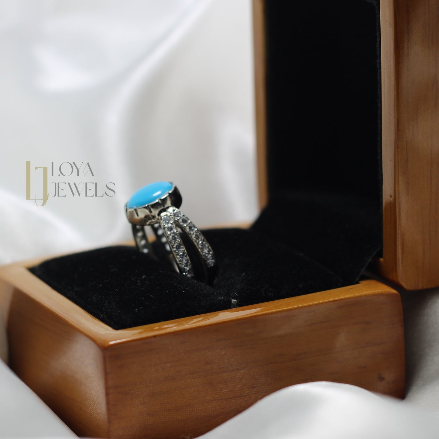 Natural Women Neshapuri Feroza Turquoise Ring