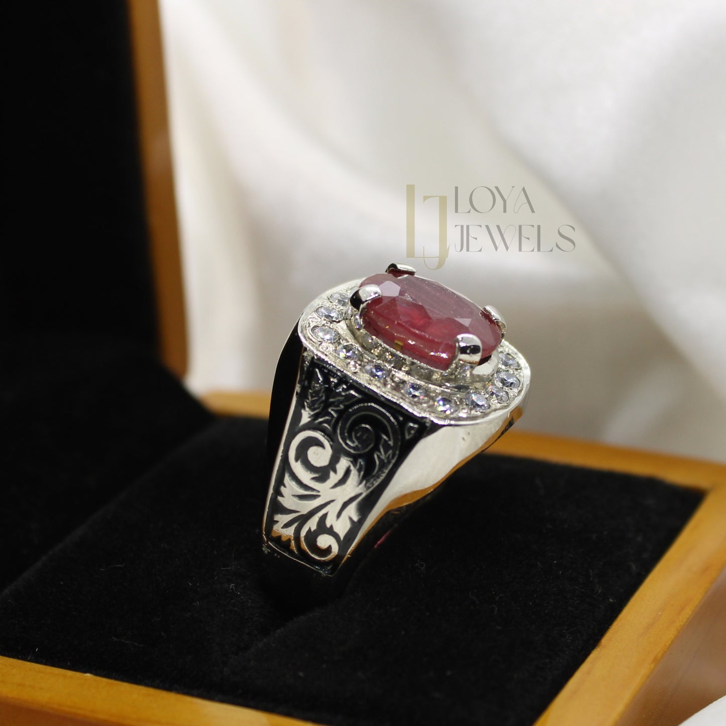 Natural Handmade Ruby Ring