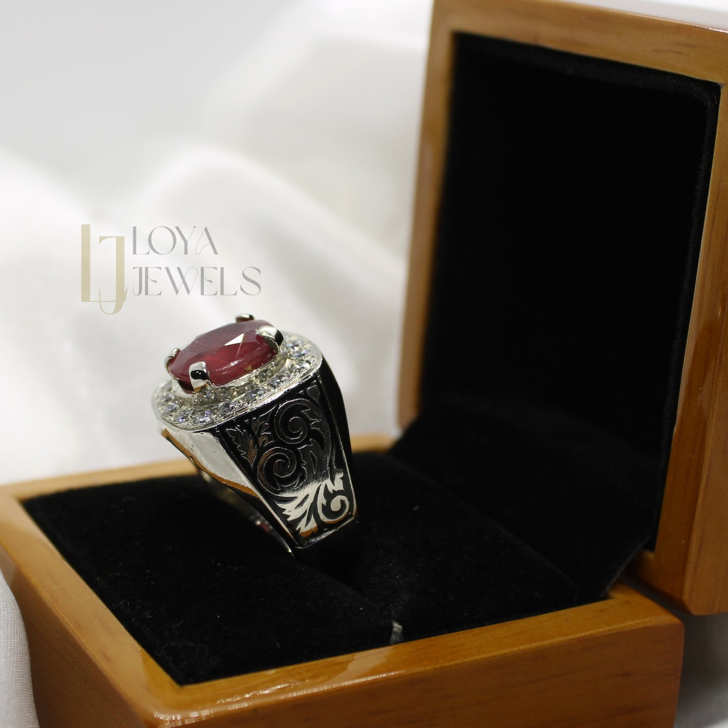 Natural Handmade Ruby Ring