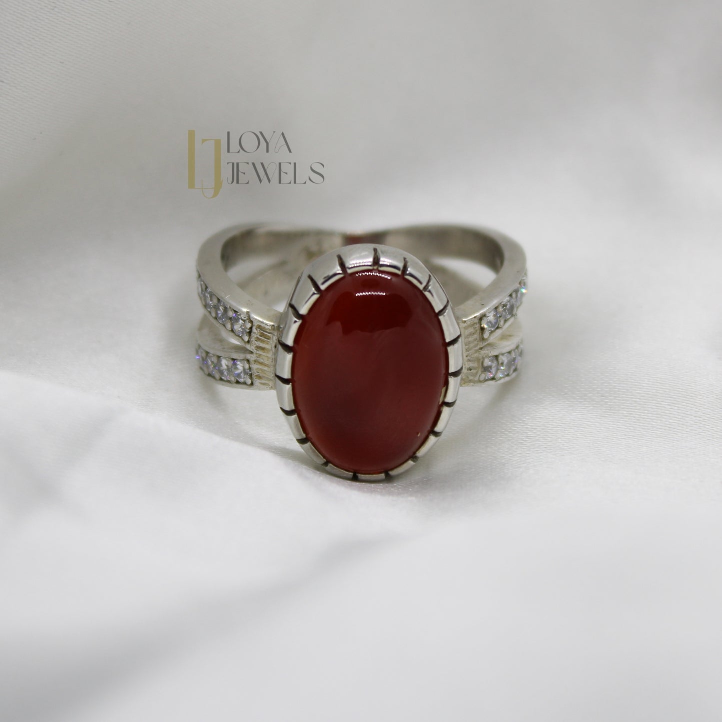 Natural Women Aqeeq Agate Ring