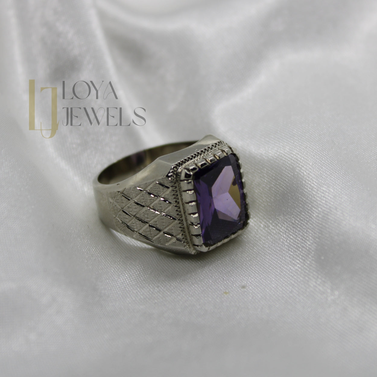 Natural Handmade Amethyst Ring