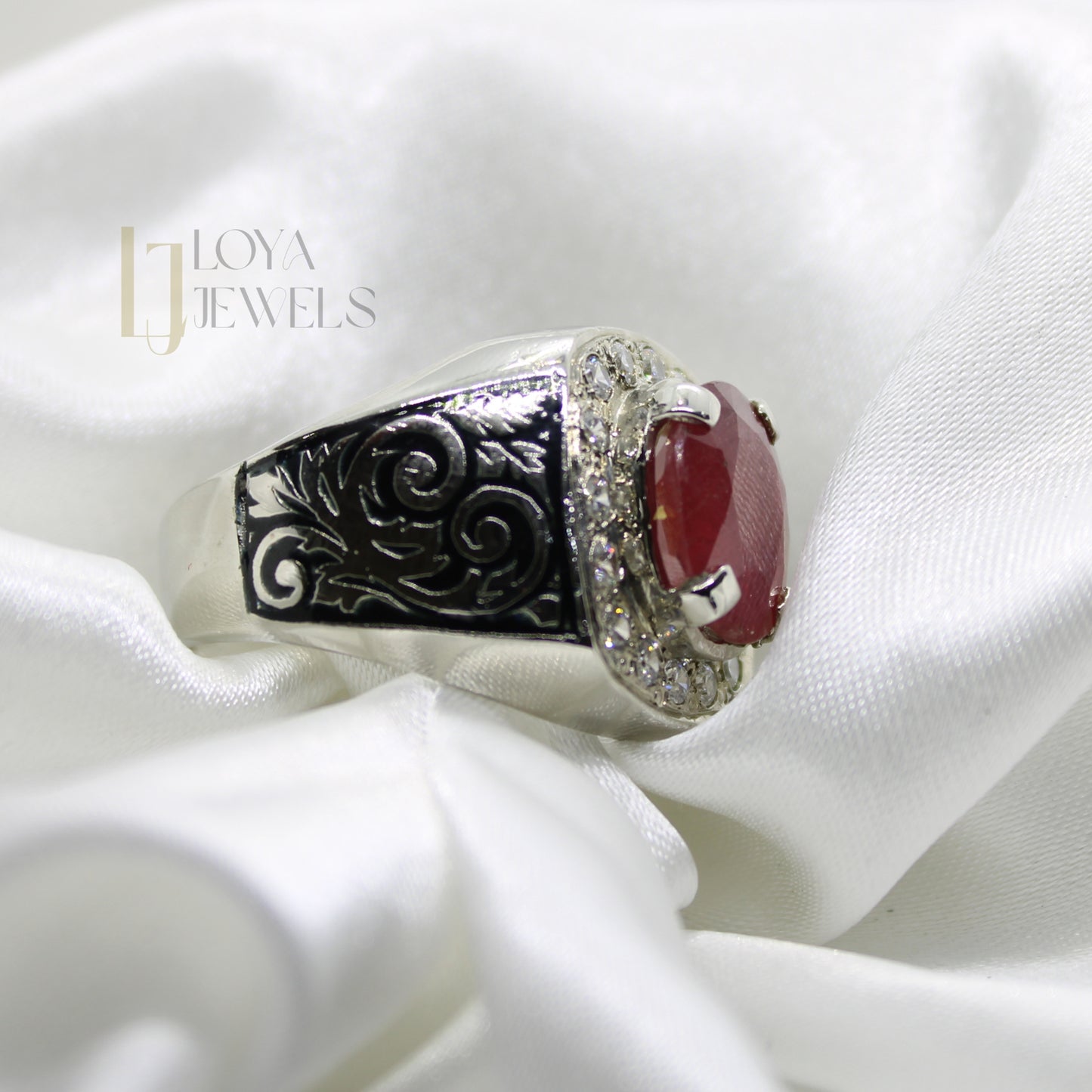 Natural Handmade Ruby Ring